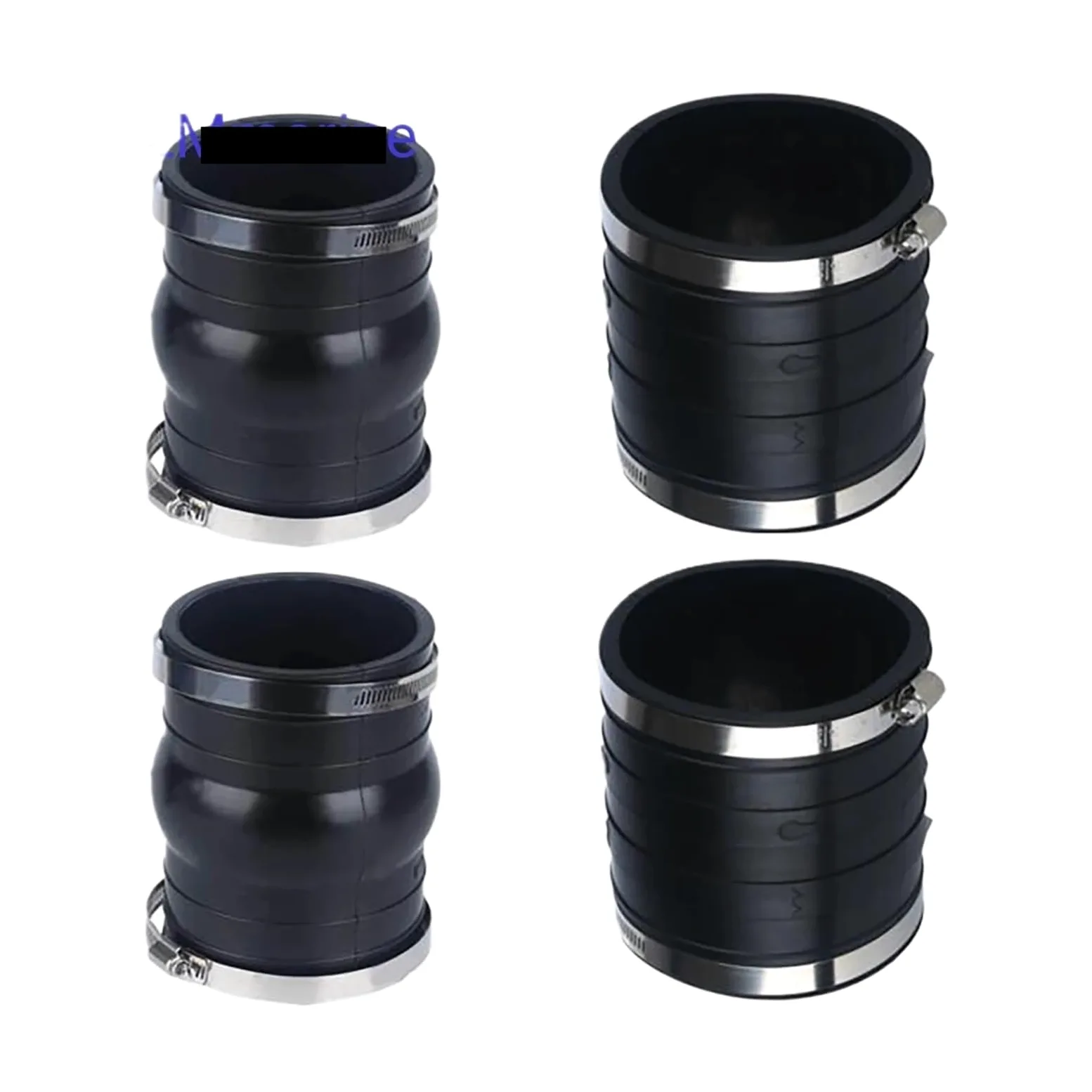 Fuelles de Manguera Superiores e Inferiores con Abrazaderas for Motores Penta V6 y V8 (4,3, 5,0, 5,7, 5,8, 7,4 y 8,1 L, 2 Unidades) 3863450