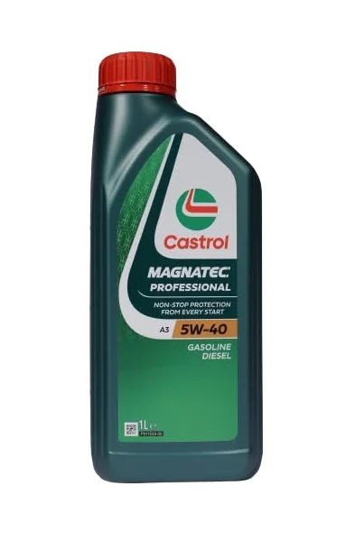 LUBRIALPHA - Aceite de motor 5W-40 A3 | Tecnología magnética de protección | Compatible con gasolina y diésel | Resistencia en condiciones extremas | 5 x 1 l