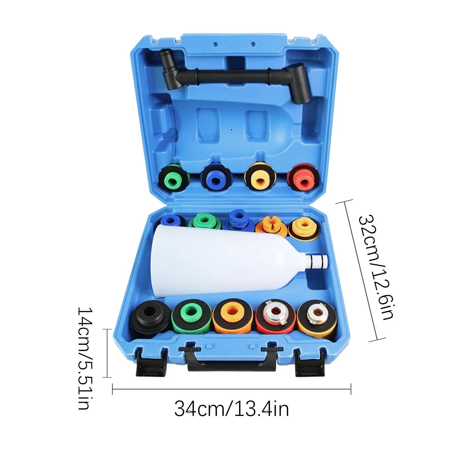 Kit de embudo para aceite motor Filtro Universal Flexible Antiderrames | Kit De Embudo Purgador Del Radiador Para Vehículo SUV RV De Refrigeración Del Motor Purga Reparación Lavado