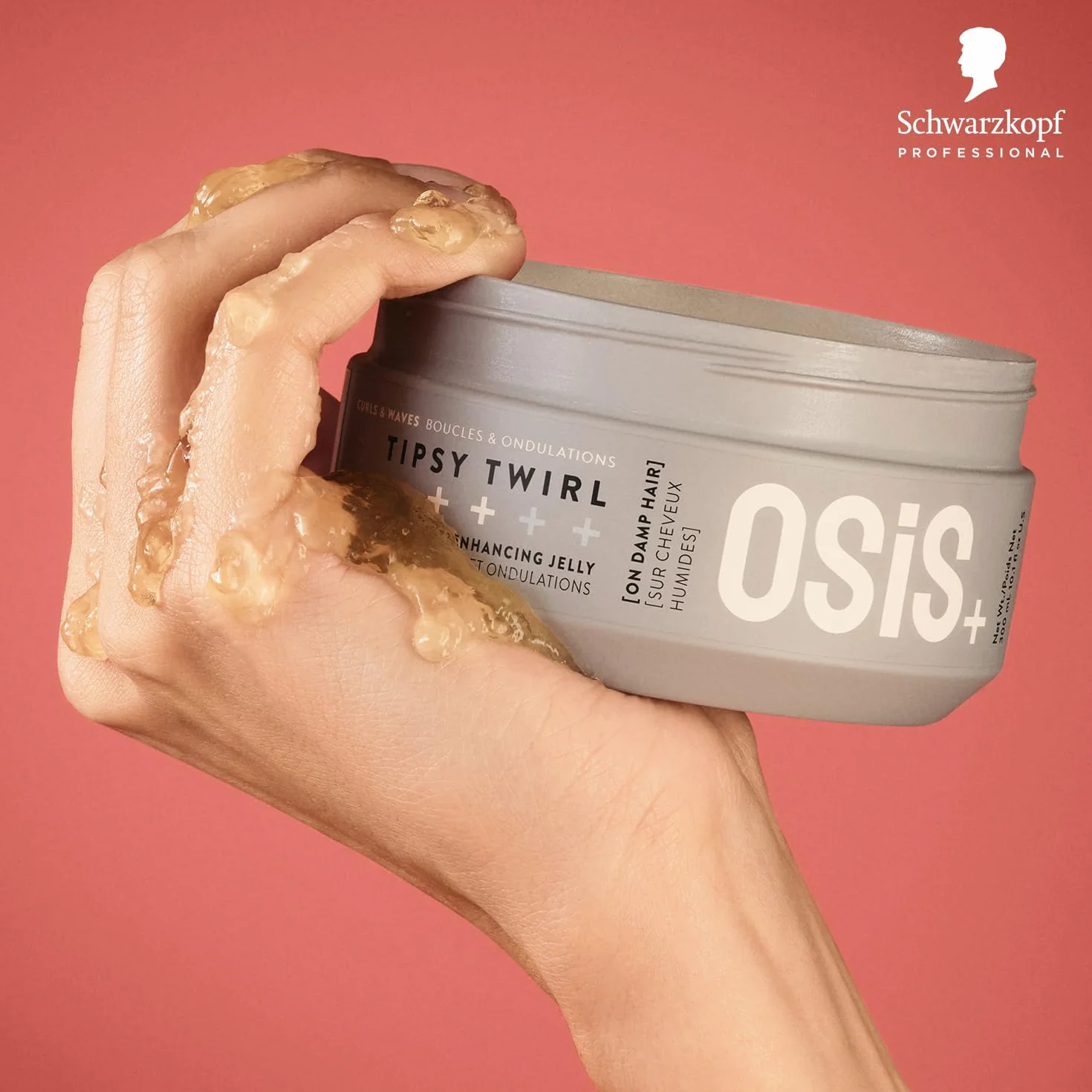 Schwarzkopf Professional OSiS Tipsy Twirl Gel Capelli Volumen Ligero Fijación Media 300 ml