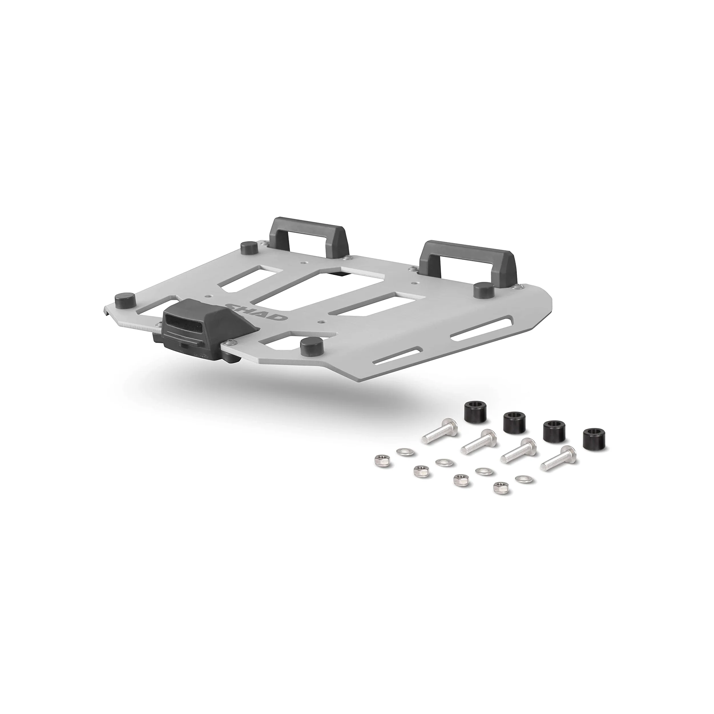 Platina Aluminio + Tornillos Negro