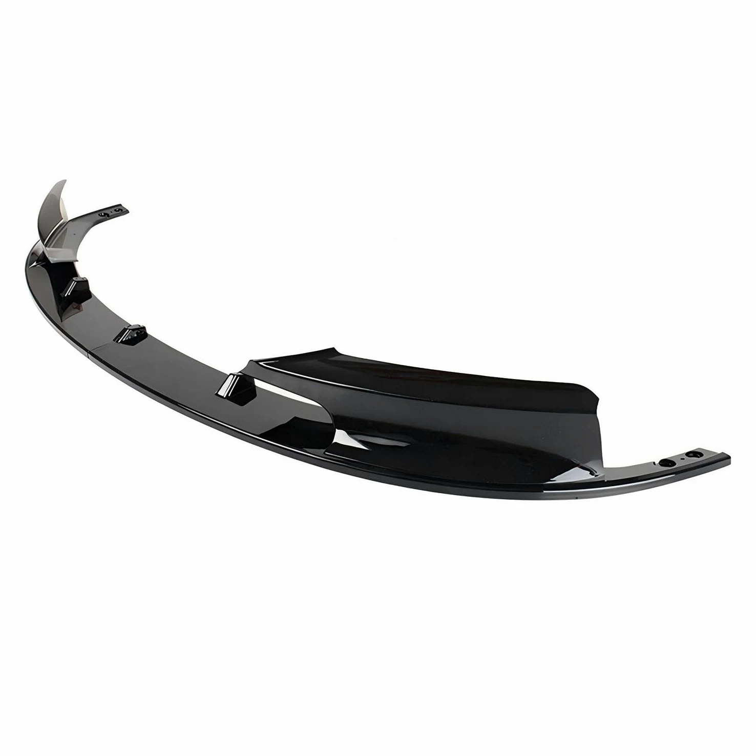 Alerón de parachoques delantero negro brillante compatible con BMW Serie 3 2012-2018 F30 F31 M Sport M-Tech