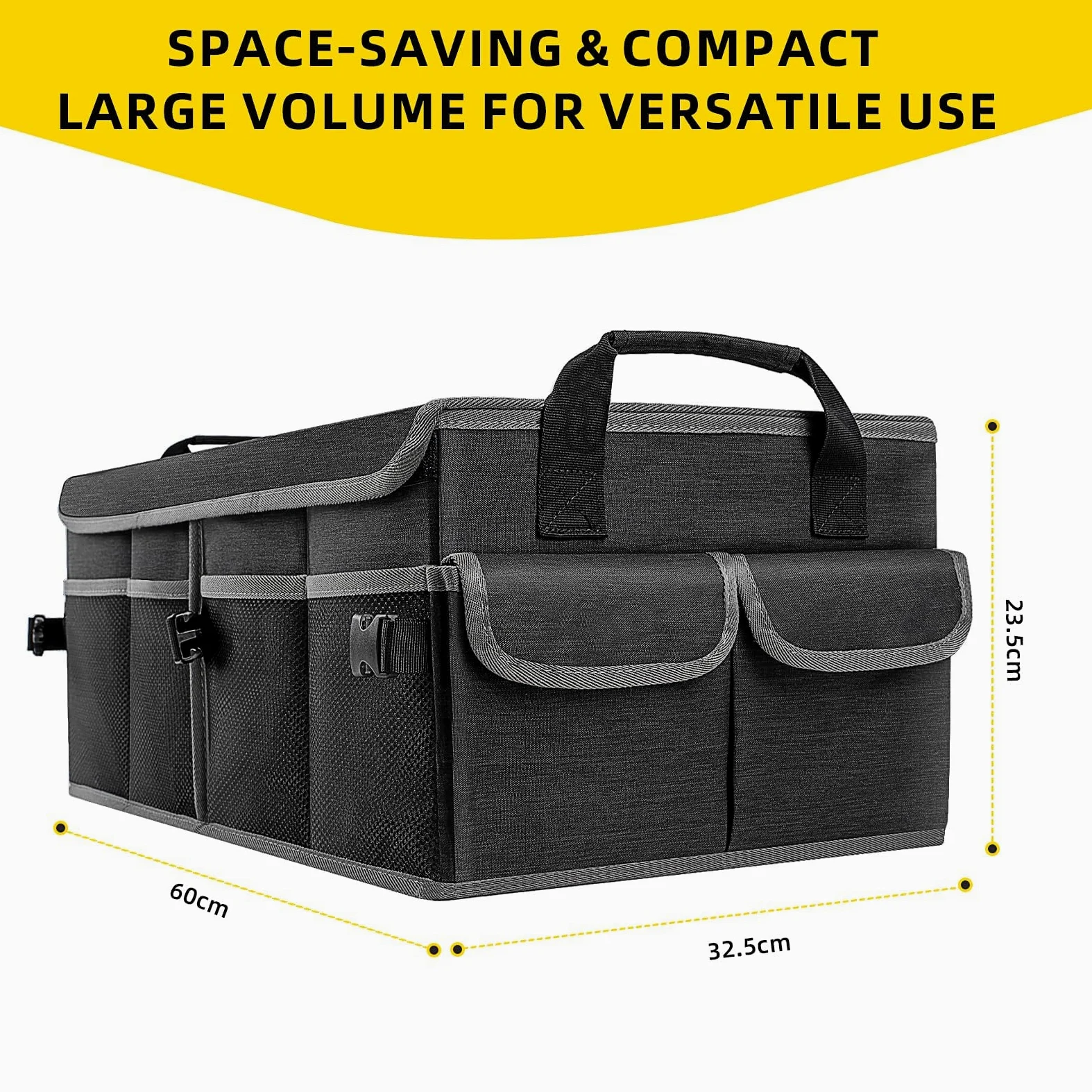 Organizador de Coche Almacenamiento para BMW 2er Cabrio | Typ F23 (auch M240i), Organizador Maletero Plegable Impermeable Base Antideslizante Reforzada y Robusta