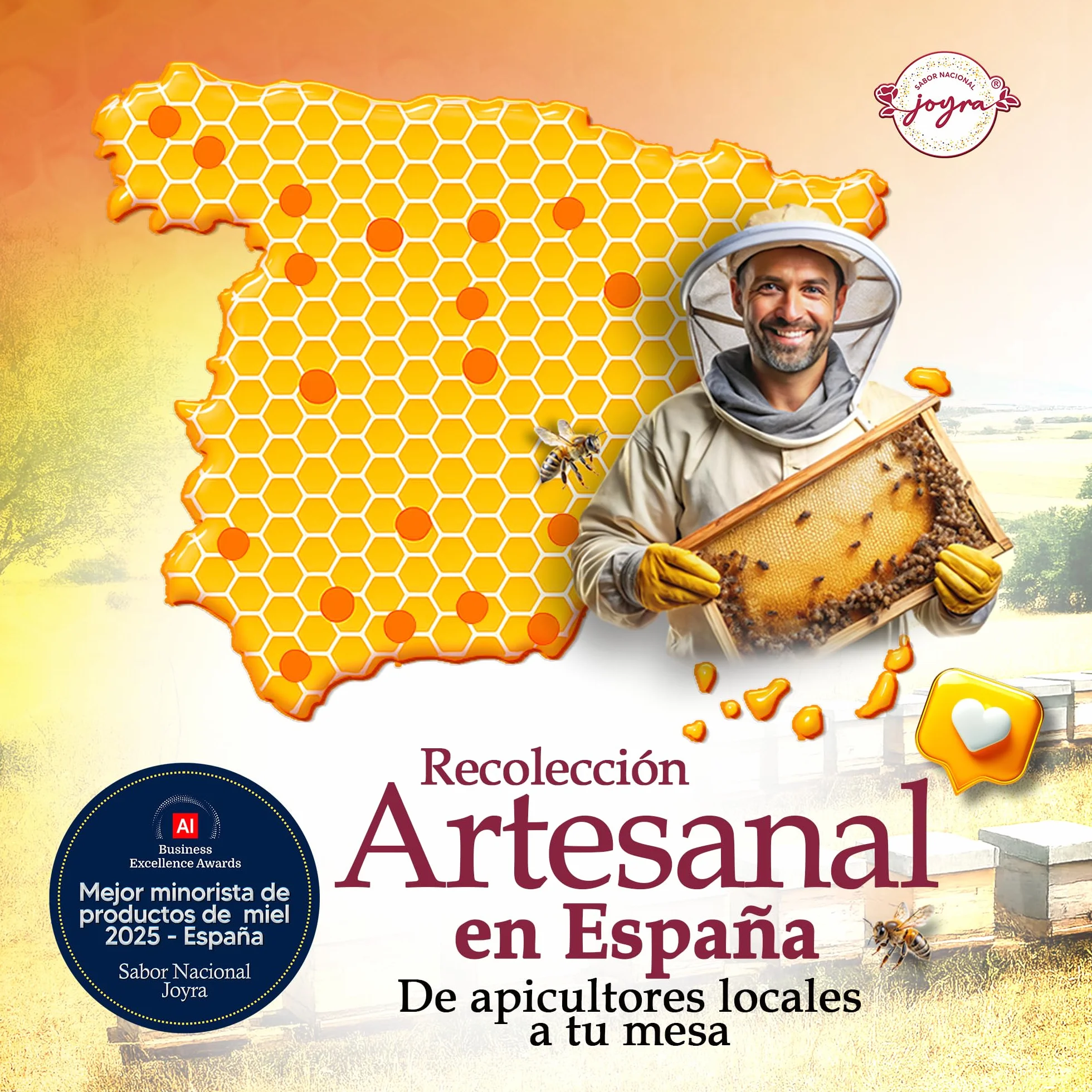 Miel Cruda 100% Pura de Abeja Natural Artesanal 27 Variedades Sabores Apicultura Española Sin Pasteurizar 1 kg Miel de Bosque