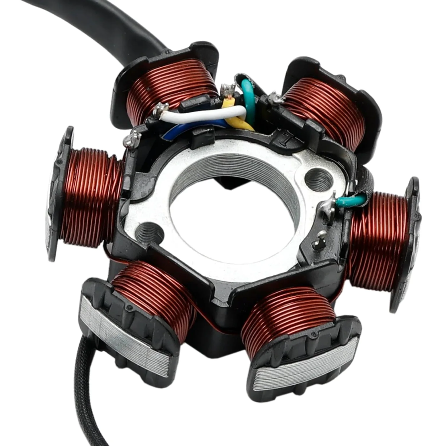 Alternador Stator Estator Compatible Con Aeon Para RS125 RS180 RSII125 RSII180 Para Utility 125 180 Para Overland 125 180 ATV 31120119-00A Generador De Estator De 4 Cables