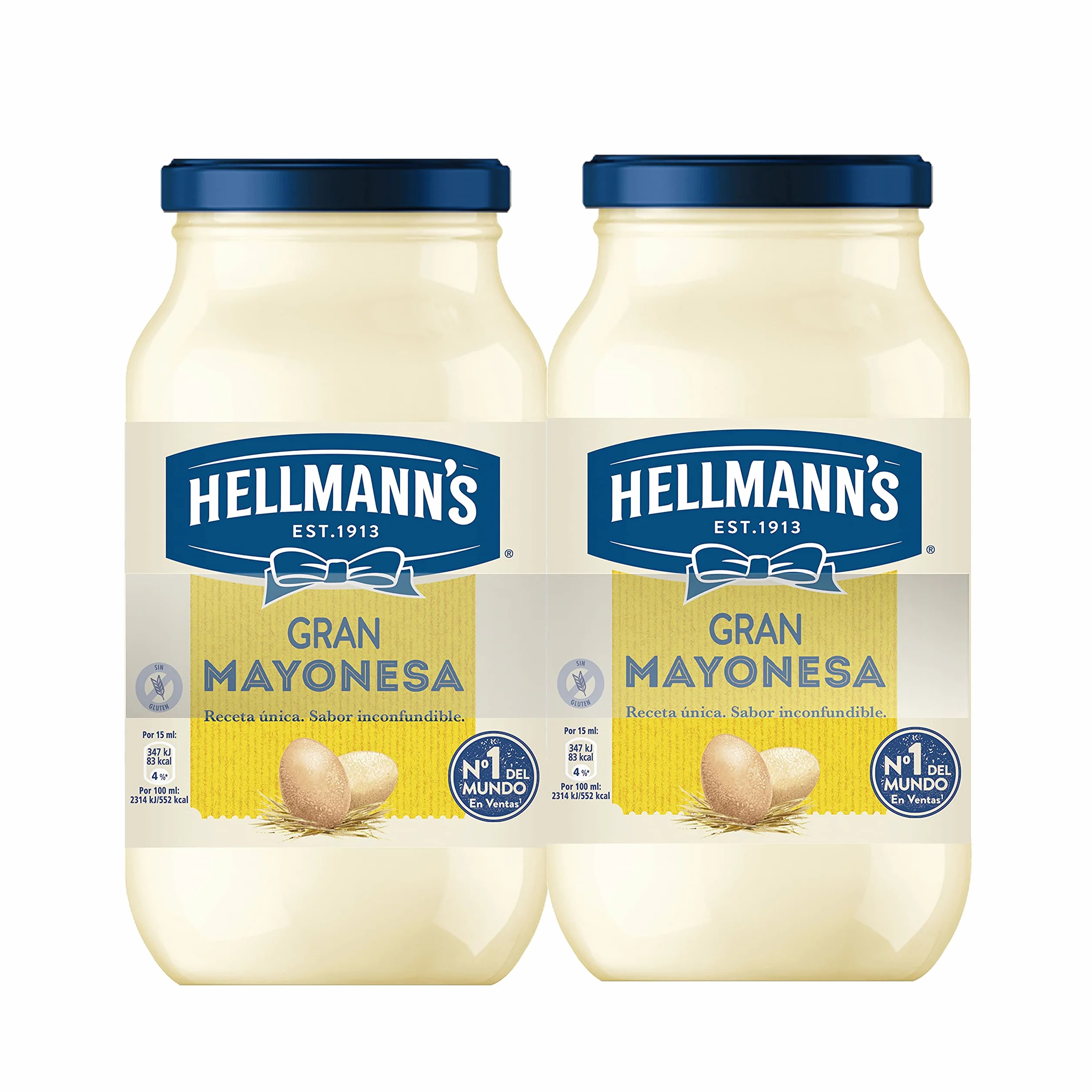 Hellmann's Mayonesa en Tarro pack 2 x 450 ml