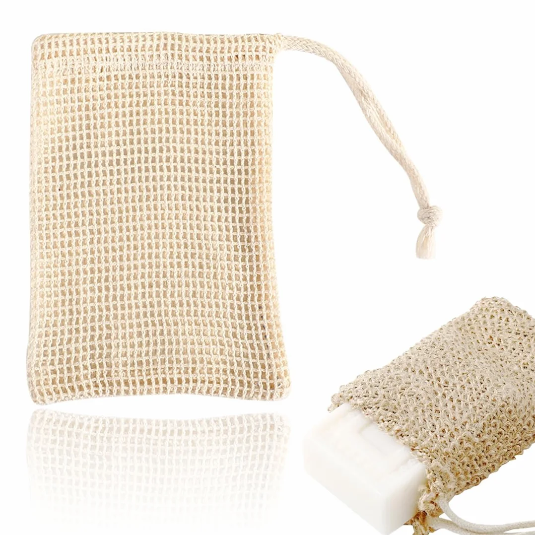 Bolsas de Jabón Natural de Sistal para Ducha Exfoliación Masaje 6 Piezas