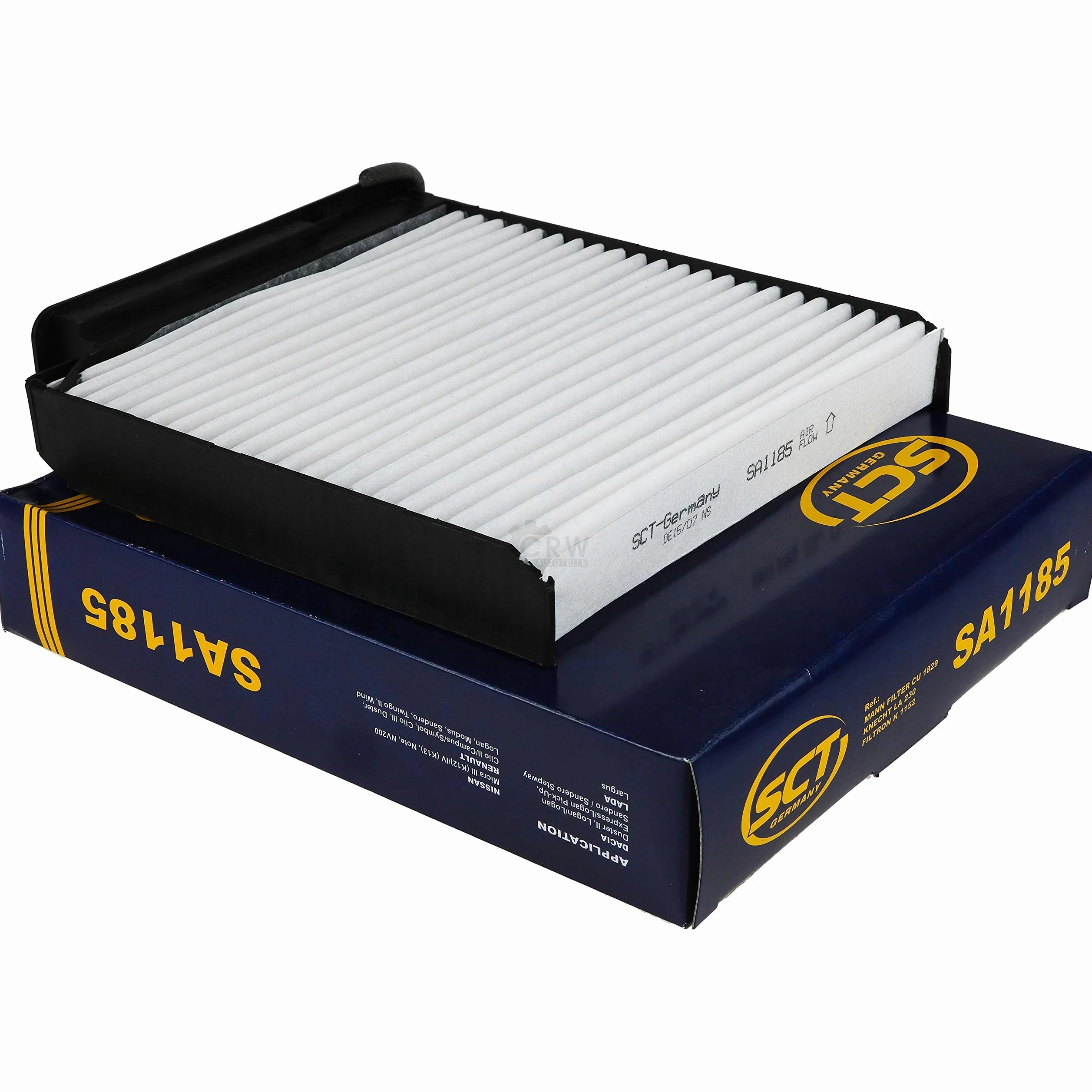Juego de 20 filtros originales SCT 85512649 SA 1185 para habitáculo de aire