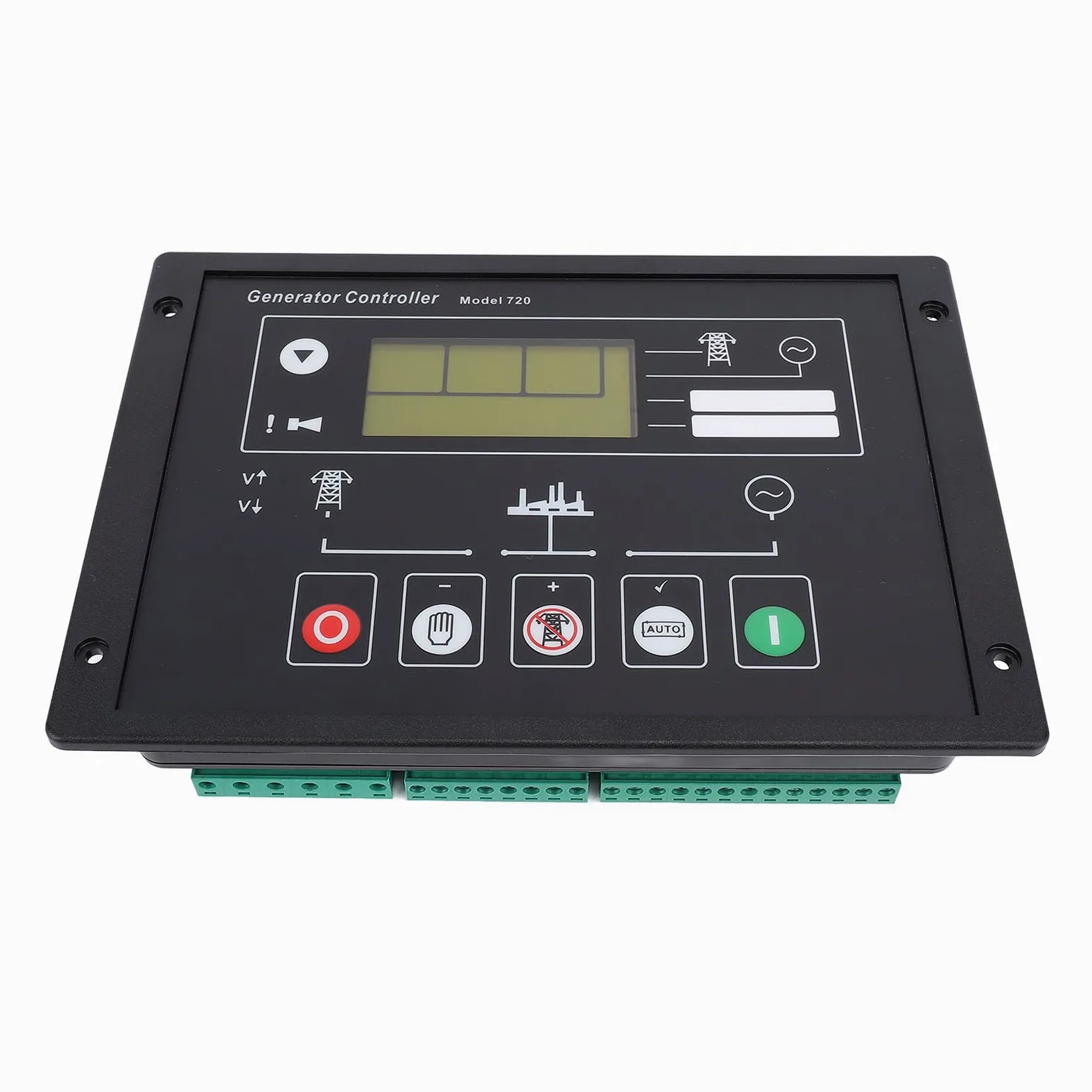Panel de control de arranque automático del generador Módulo controlador electrónico avanzado del generador Arranque de la unidad de respaldo automático controlado por