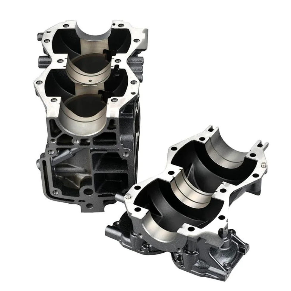 Conjunto del cárter Compatible con Motor Externo 2T 25HP 30HP Modelos 69P-15100 61N-15100
