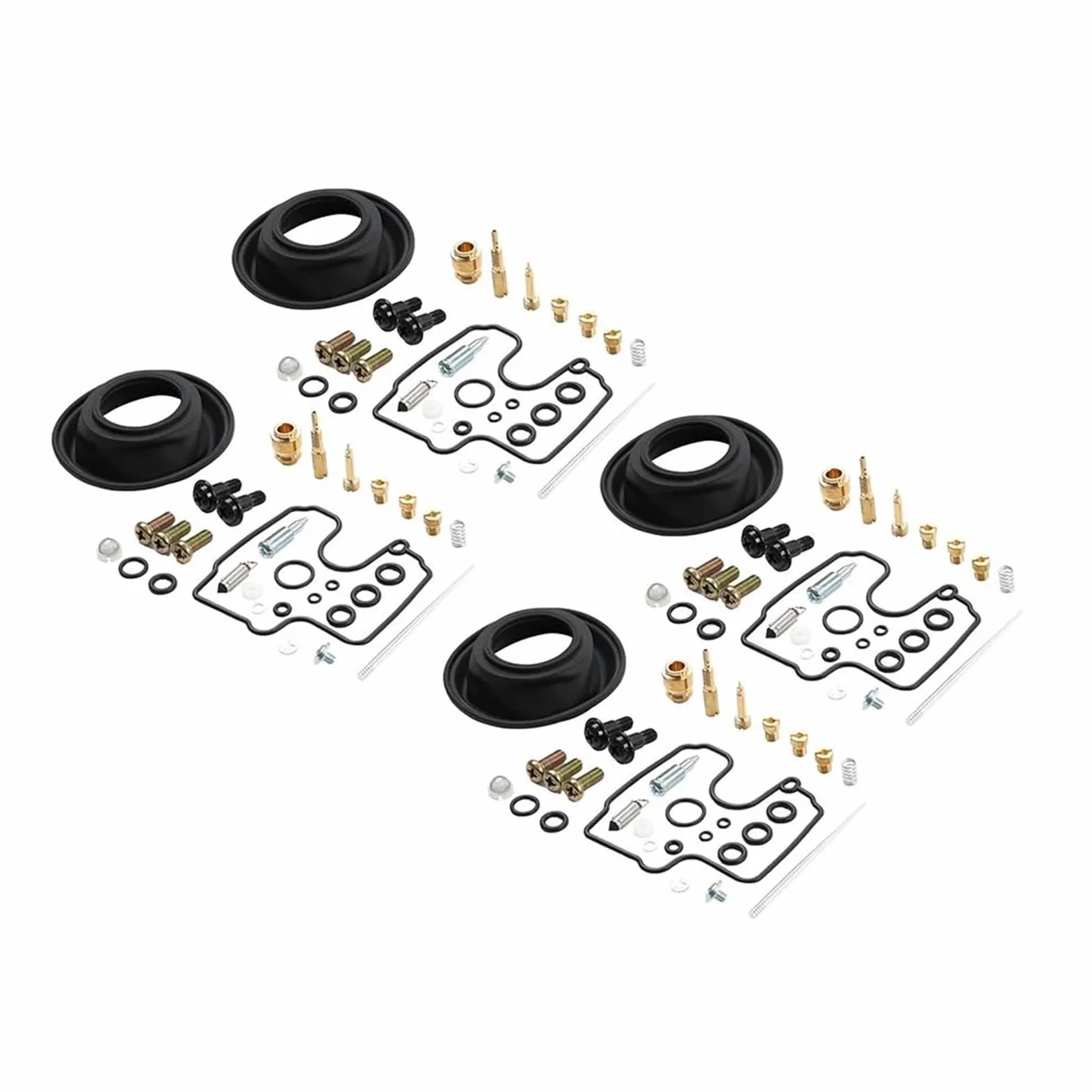 4 Juegos De Juntas Kit Reparación Carburador Motocicletas Para Yamaha YZF-R1 1998-2001 1999 2000 Regiones