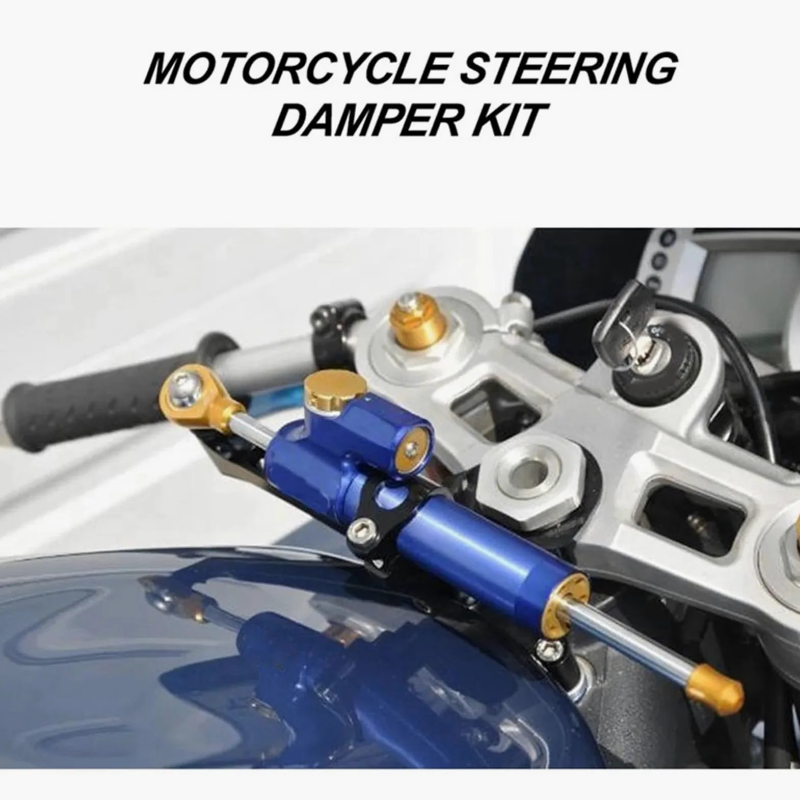 Kit De Soporte Montaje Amortiguador Estabilizador Dirección Motocicleta para Yamaha YZF-R6 YZF600 2003 2004 2005