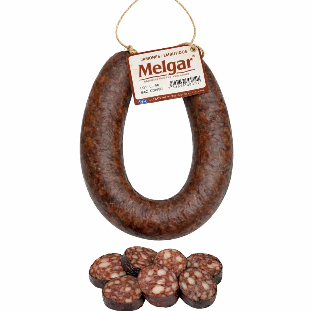 Morcilla Rondeña 350g – Embutido Andaluz Artesano Sin Gluten Sin Lactosa con Pimentón | Melgar