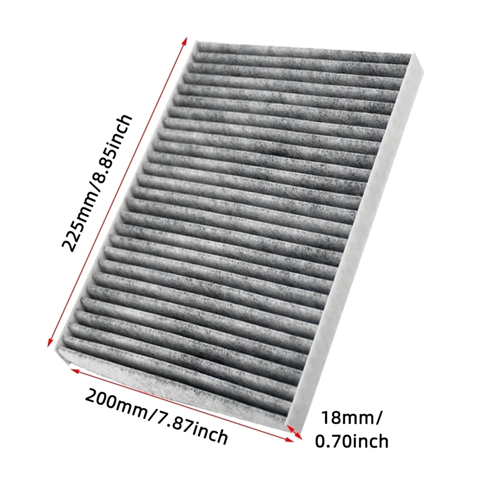 Filtros de aire de cabina para coche Compatible con KIA Forte 2010-2013 filtros automáticos de cabina CF10709 08790-2E200 08790-2E200A 087902E200 97129-2E200 filtro aire(10PCS)
