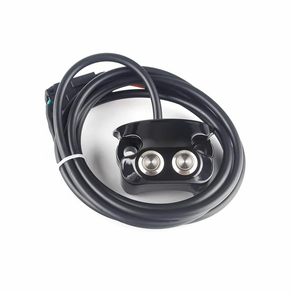 Botones Manillar ON-Off Interruptor Interruptor Control Suspensión Neumática para Manillar 1'' Y 25 Mm 2 Botones para Sportster 883 1200 XL para Dyna Street Glide V-Rod
