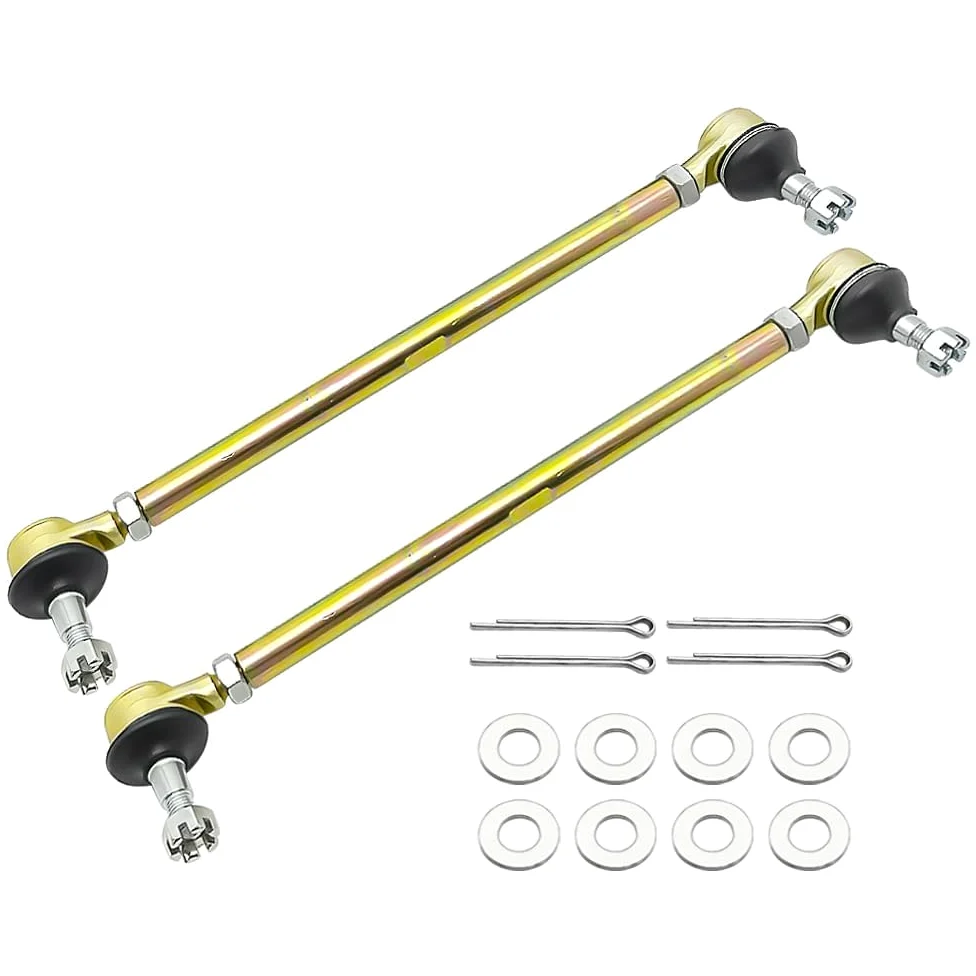 Kit de terminales de dirección Compatible para Yama-ha Raptor 350 YFM350 2004-2013 Warrior 350 YFM350X 1987-2004