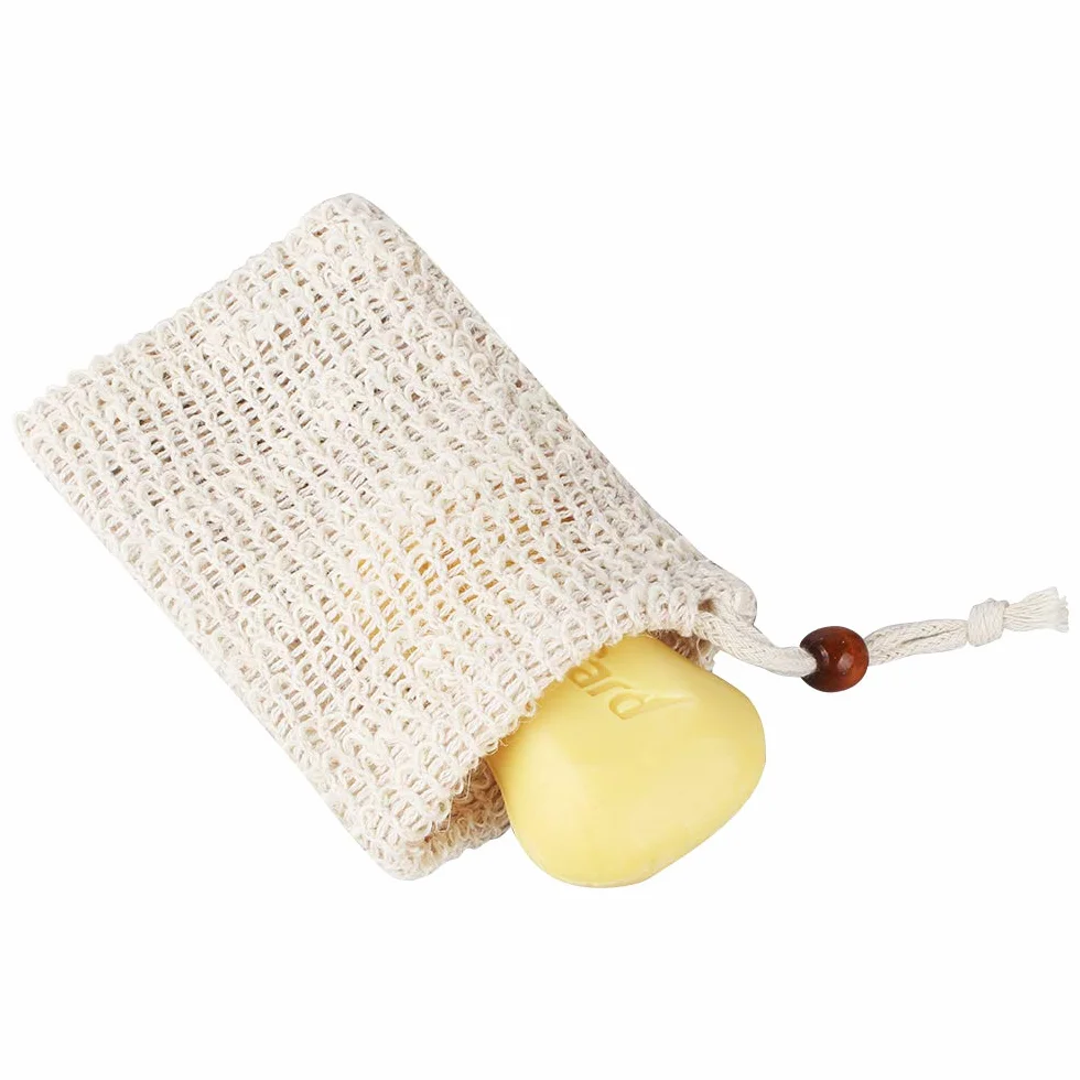 Bolsas de Jabón Natural de Sistal para Ducha - Exfoliación y Masaje - 10 Piezas