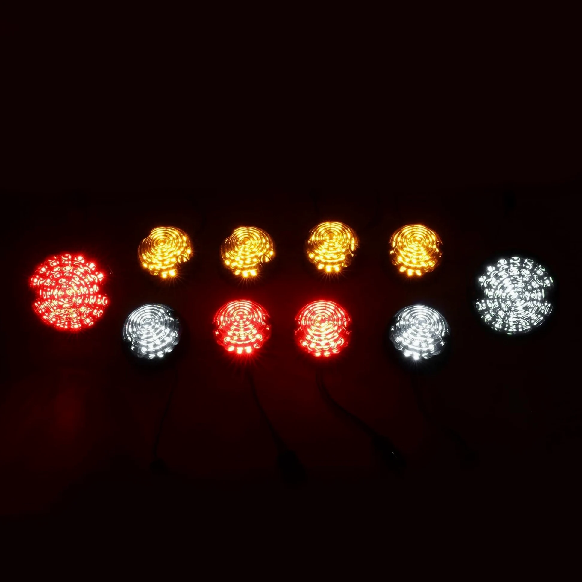 Antiniebla 10 Luces Antiniebla Delanteras Y Traseras Con Luz De Marcha Atrás LED Ahumada Para Land Para Rover Para Defender 90/110 Para Range Para County
