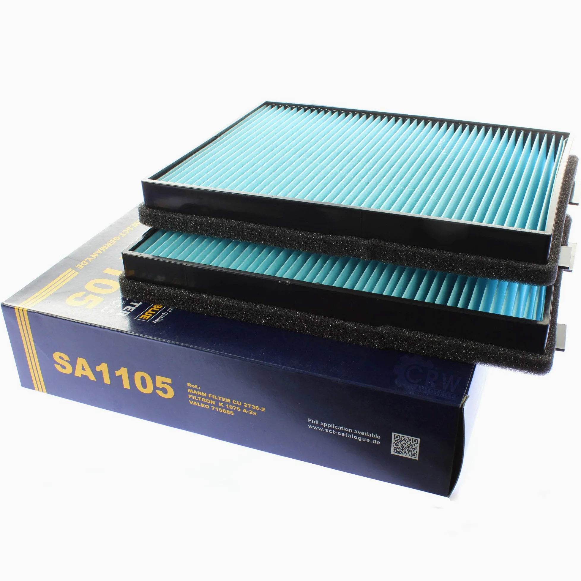 Set 85578515 SA 1105 24 filtros originales SCT para habitáculo, filtro de polen