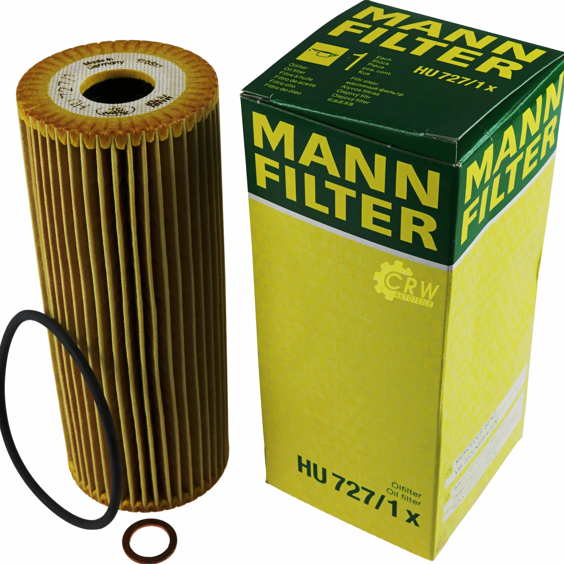 QR-Parts Set 85447067 MN7501-5 MN7501-1 WK 845 HU 727/1 paquete de inspección 7 L Classic 10W-40 + paquete de filtros MANN 10934118