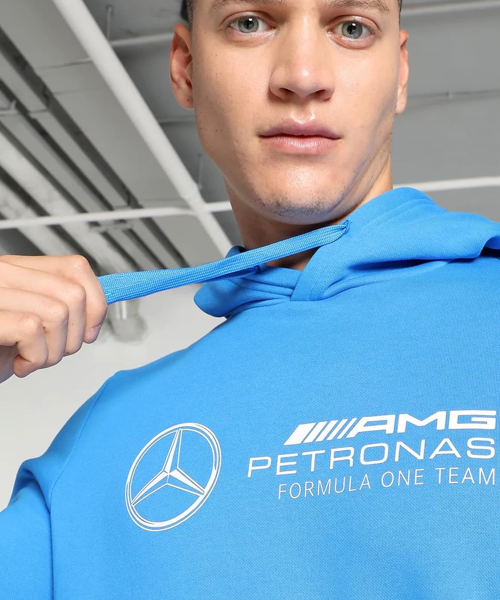PUMA Sudadera de automovilismo Mercedes-AMG Petronas Hombre M Ultra Blue