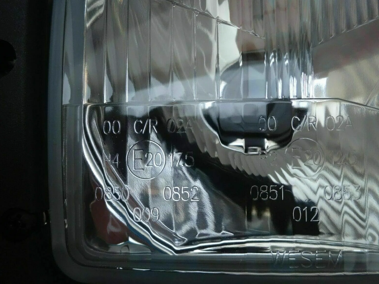 2 faros delanteros para tractor Fendt Zetor con portalámparas y bombillas H4 12 V (2 funciones, H4, con portalámparas)