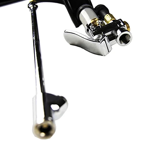 Manómetro Pistola para inflar neumáticos de automóviles con manómetro 0-160 PSI Herramientas de medición de presión de neumáticos de doble pie para trabajo pesado (Rango de presión: Conector europe