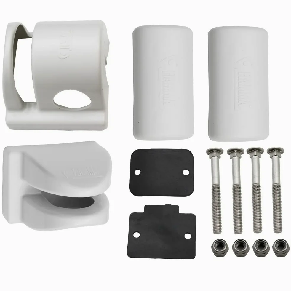Fiamma Security 46 - Cerradura de seguridad para puerta de caravana, color blanco
