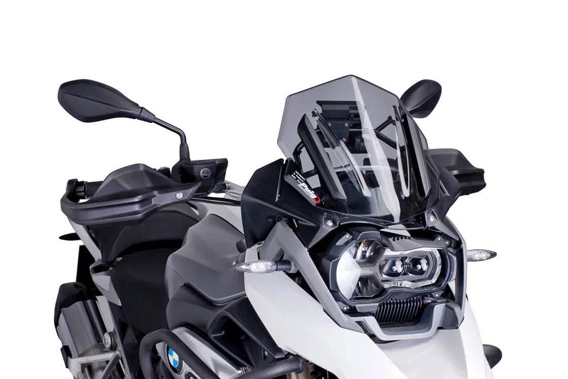 Puig 6487H Cúpula Sport compacta y aerodinámica en acrílico de alto impacto con perfil redondeado y diseño deportivo que mejora protección y visibilidad, Ahumado