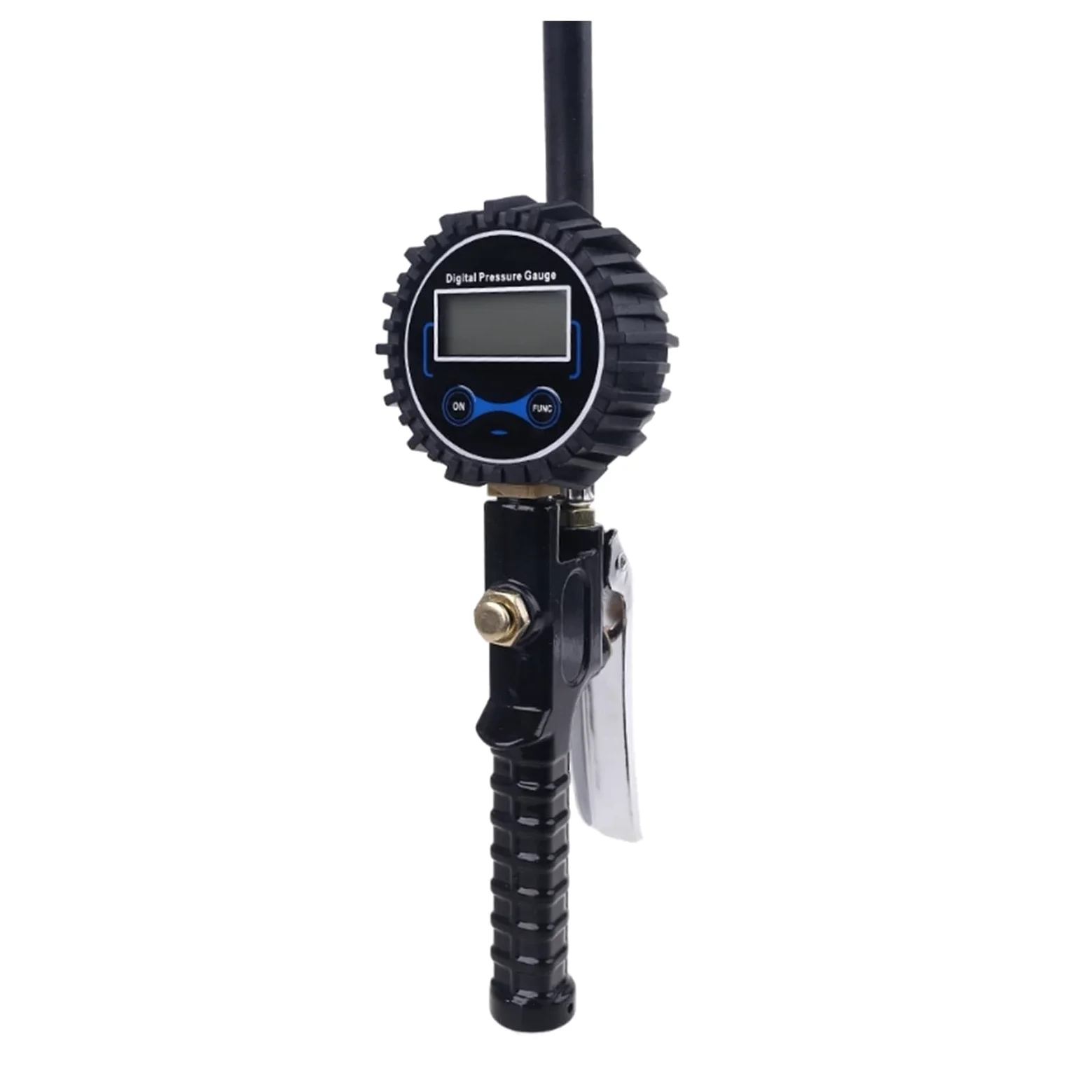 Manómetro de presión neumáticos, Mandril Aire 200 PSI, inflador Digital con 1/4" for automóviles, Motocicletas, Bicicletas y vehículos
