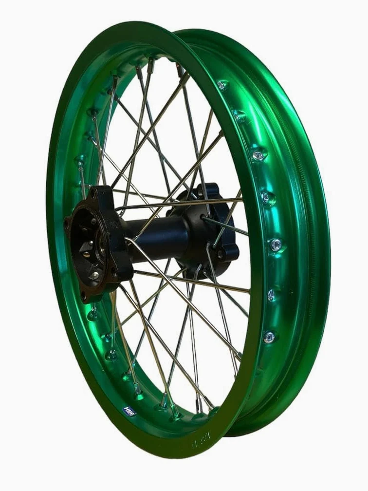 Llanta trasera de aluminio anodizada 14 pulgadas Dirt Bike Pit Bike Motocross XMOTOS
