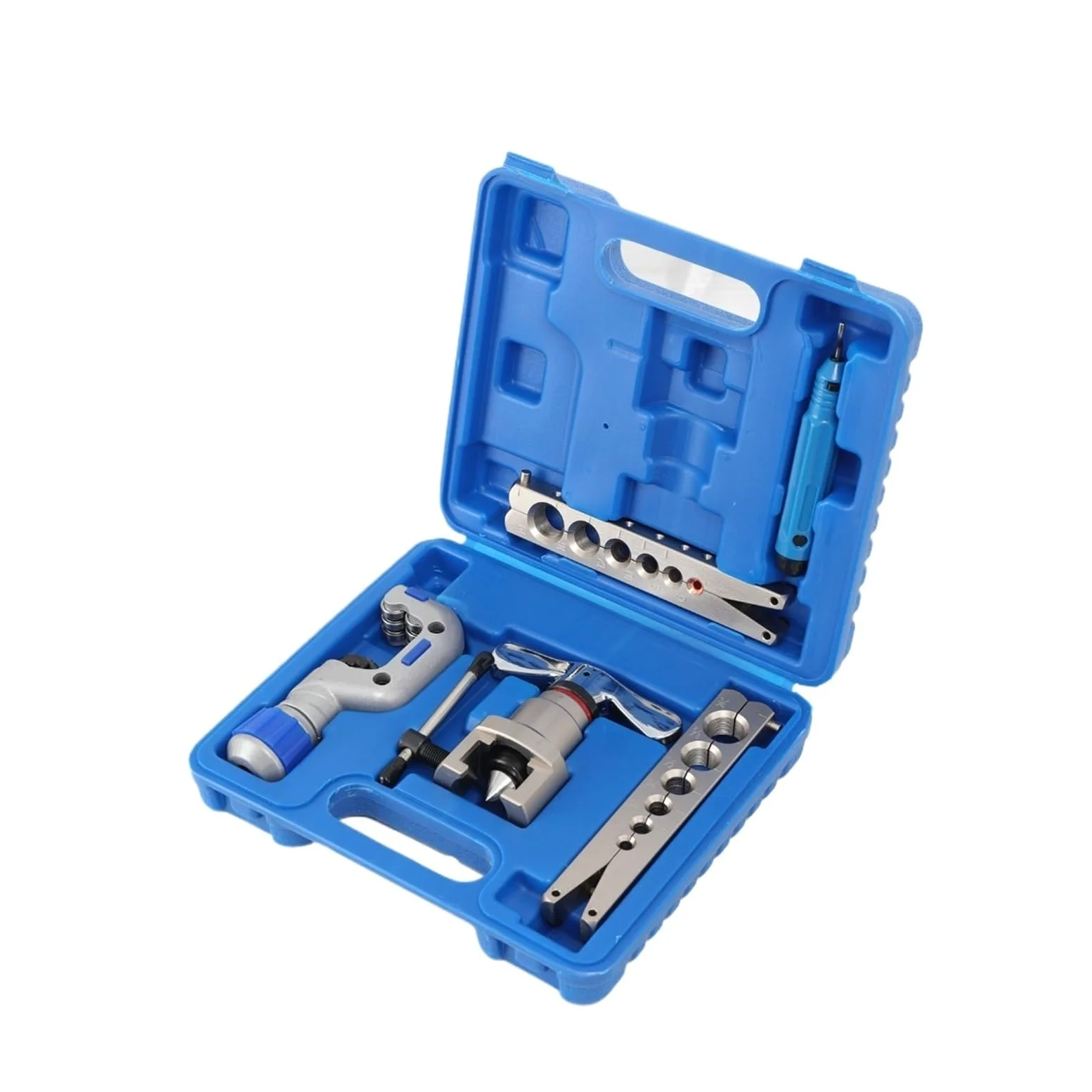 Expansor de Tubo, Expansor de tubos de cobre for aire acondicionado, herramienta de abocardado con trinquete, escariador de refrigeración, herramienta de trompeta de expansión de tubos excéntricos