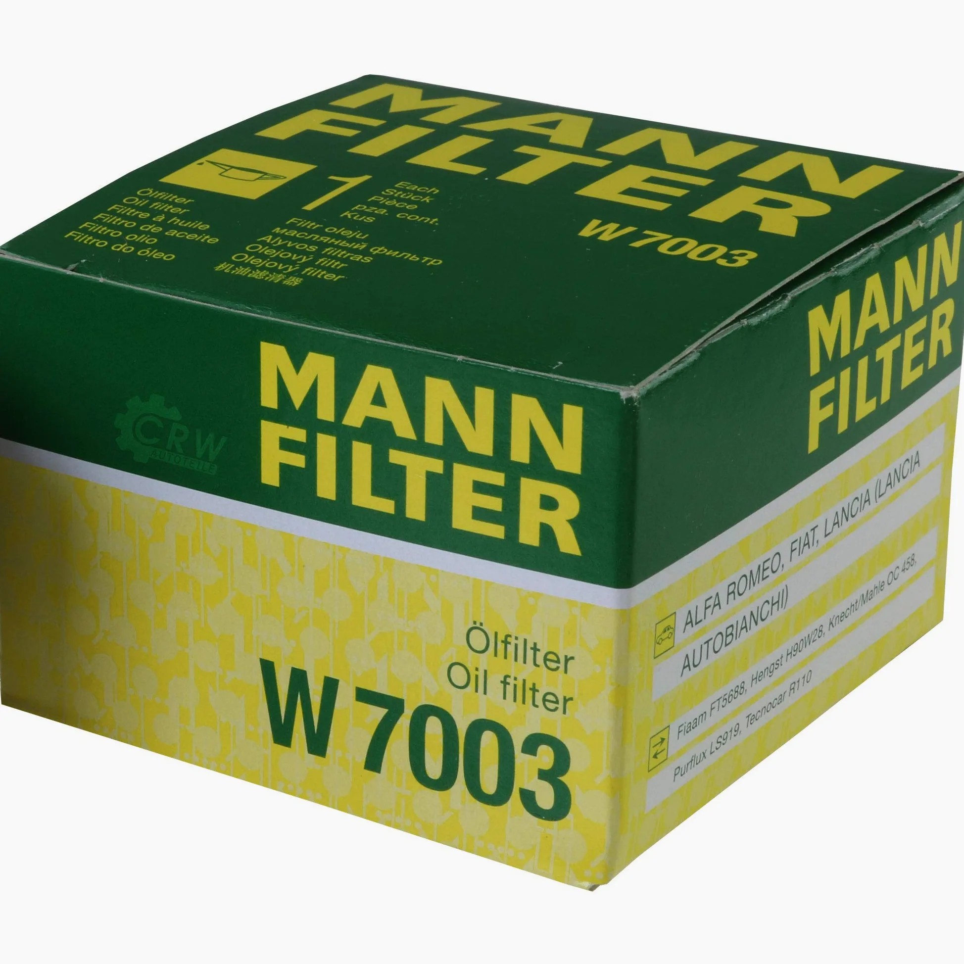 Mannol Elite 5W-40 API SN/CF MANN-FILTER - Filtro de aceite para motor