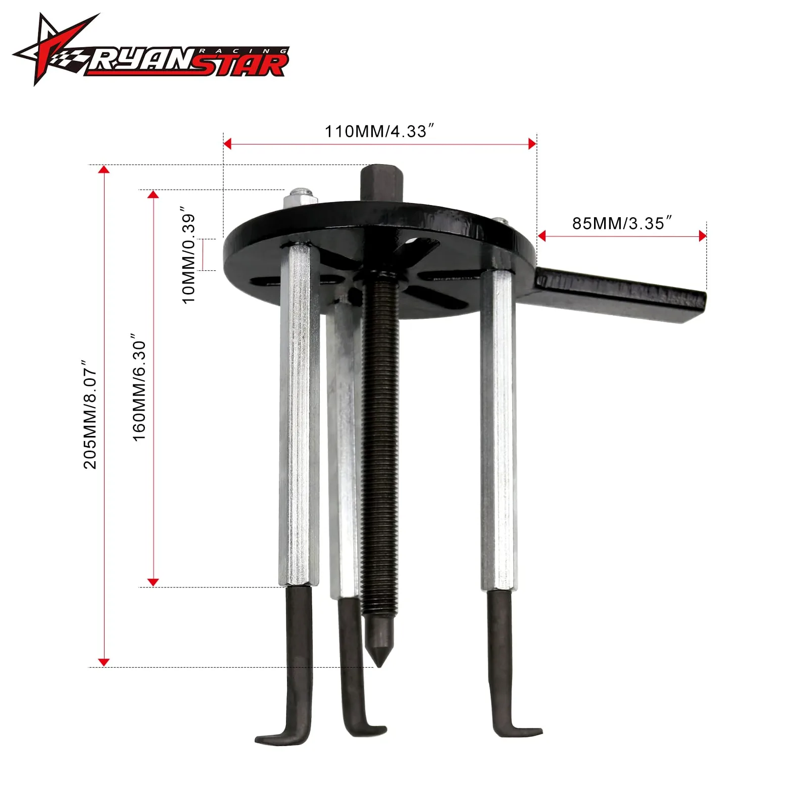 RYANSTAR RACING Juego de extractor de rodamientos 21 en 1, herramienta de extracción de agujeros interiores para extracción de rodamientos