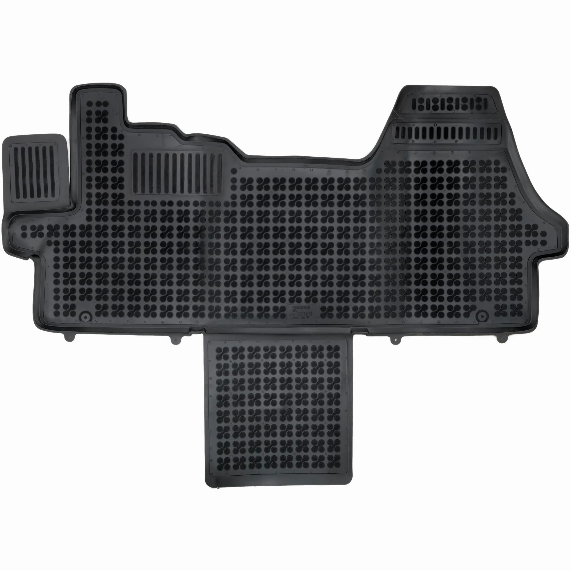 M MOTOS Alfombrillas de goma para Fiat Ducato III 2006-2021 Mejora la comodidad de tus viajes con la alfombrilla antideslizante para coche - alfombrillas para coche para todo tipo de clima, protección