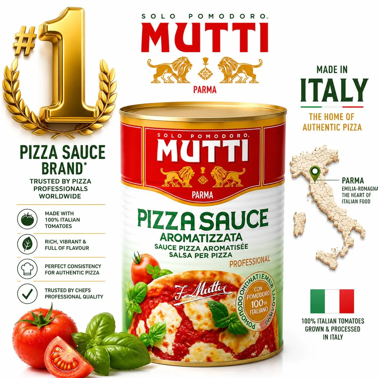 Tomate Pizza Sauce Aromatizzata