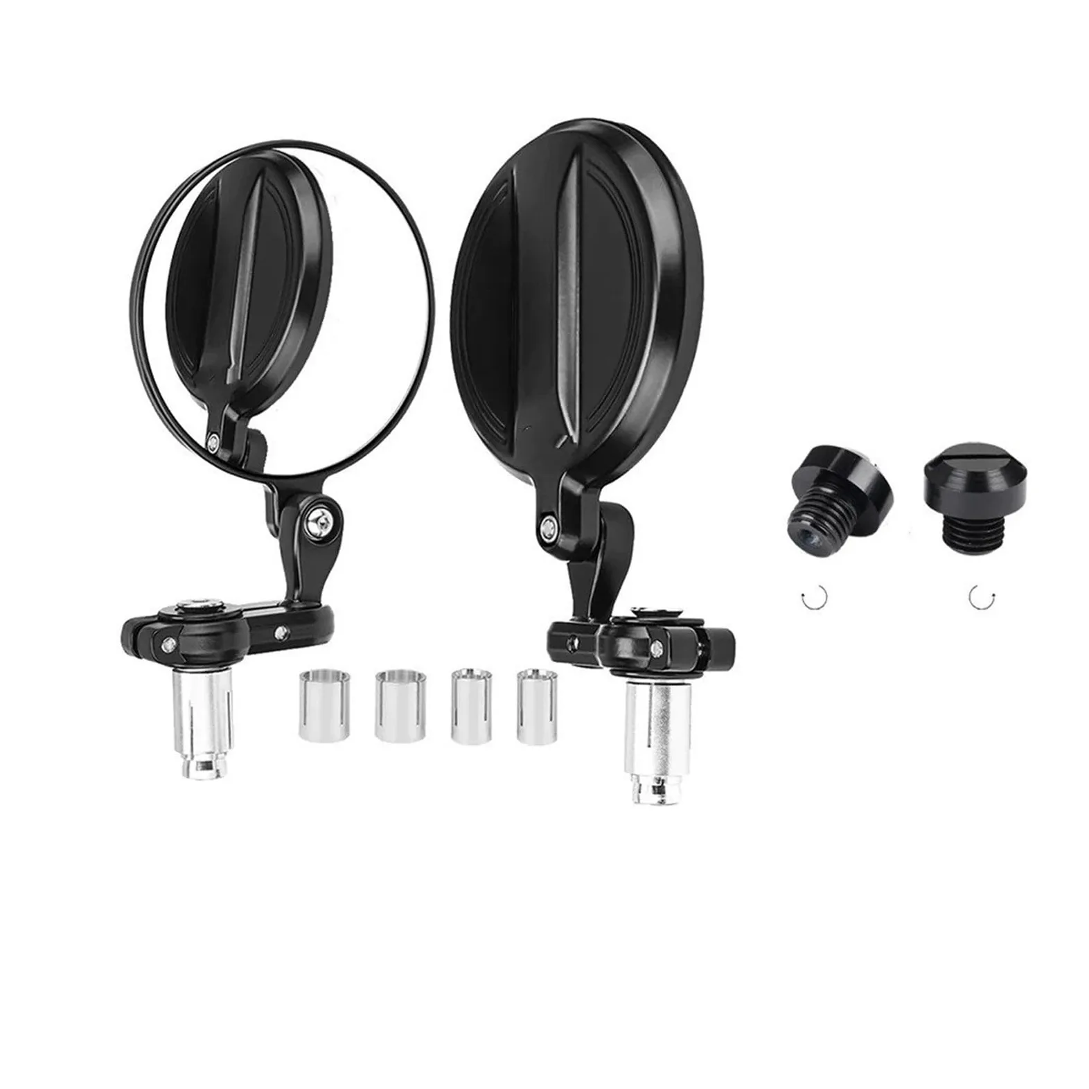 Espejos Laterales Espejos Retrovisores Para Manillar De Motocicleta Y Scooter, Para G310R R1150R R1200R F800S Retrovisores Moto(Bundle 2)