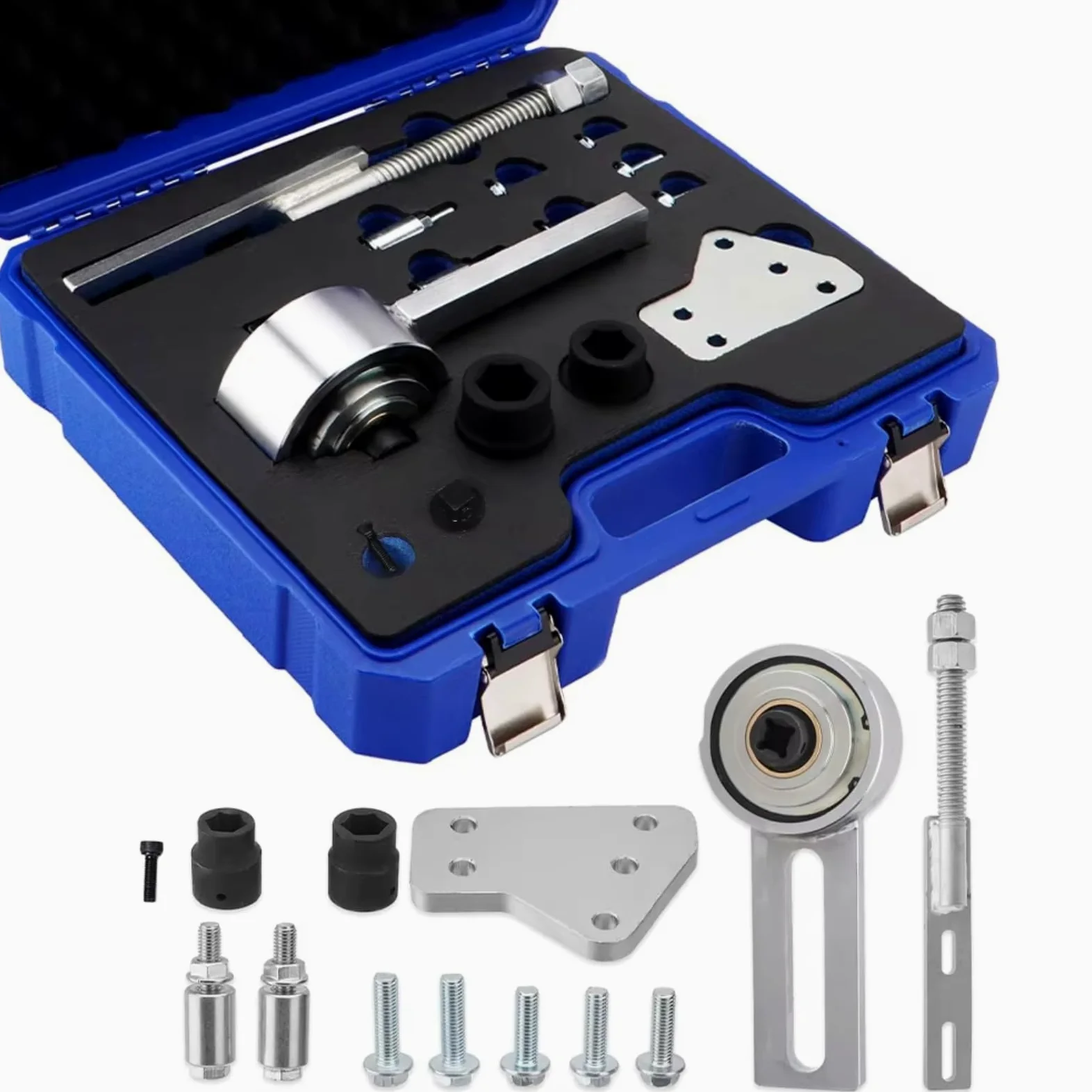 Herramienta Ajuste Árbol Leva Compatible Con Ford 1.0T Para ECOBOOST Herramienta De Ajuste De Polea, Herramienta De Extracción De Polea De Correa Del Cigüeñal Del Motor 303-1611