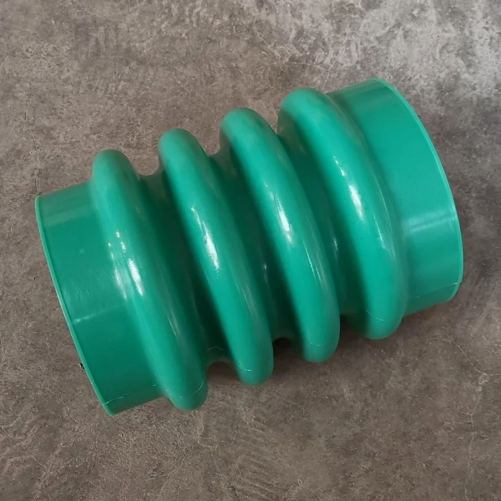 Repuesto de fuelle de goma para Wacker BS500, BS50-2, BS50-4, funda de filtro de aire compactador de suelo resistente, piezas vibratorias, ID135/124 mm H210 mm