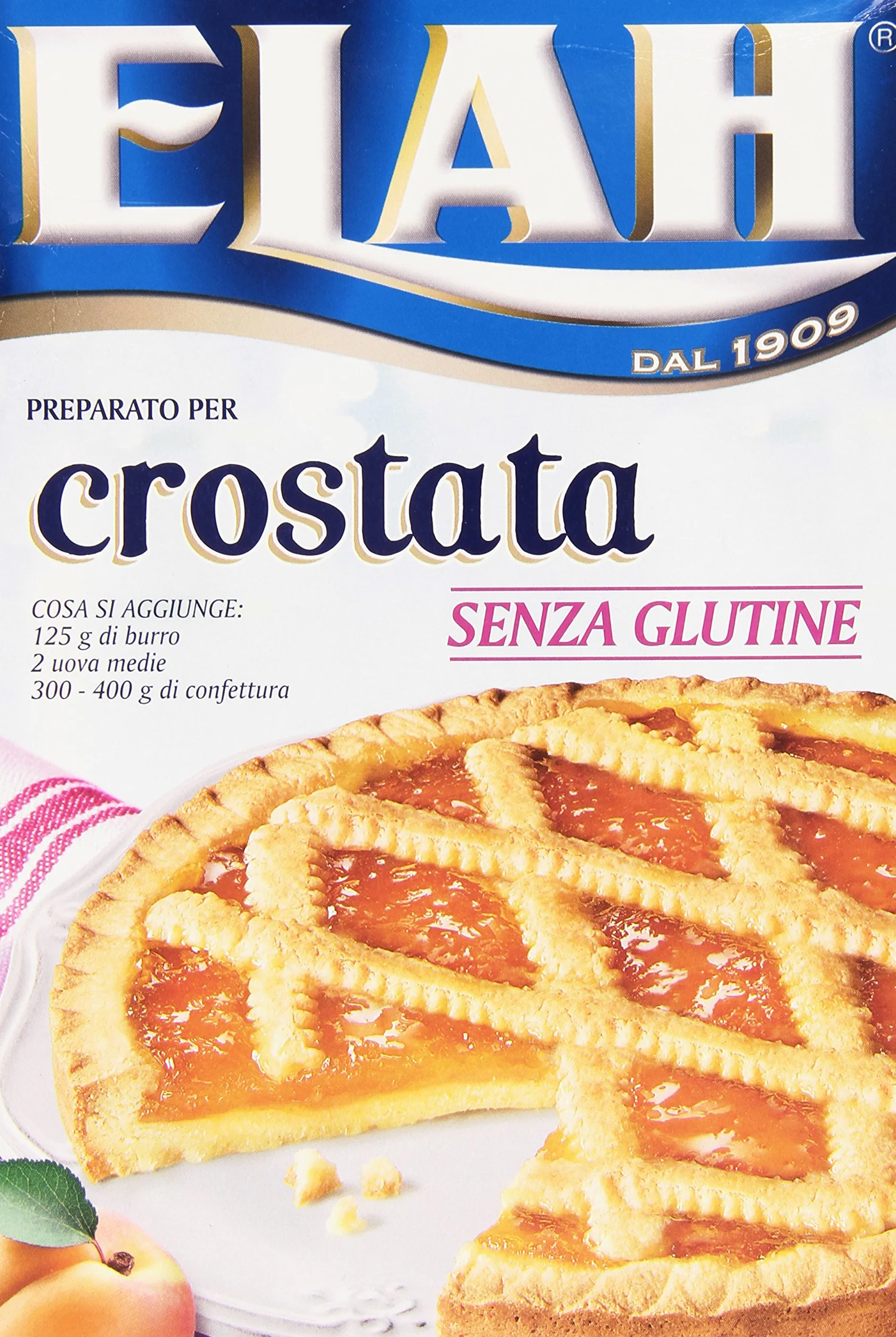 Elah Preparato Per Crostata Senza Glutine 395 G