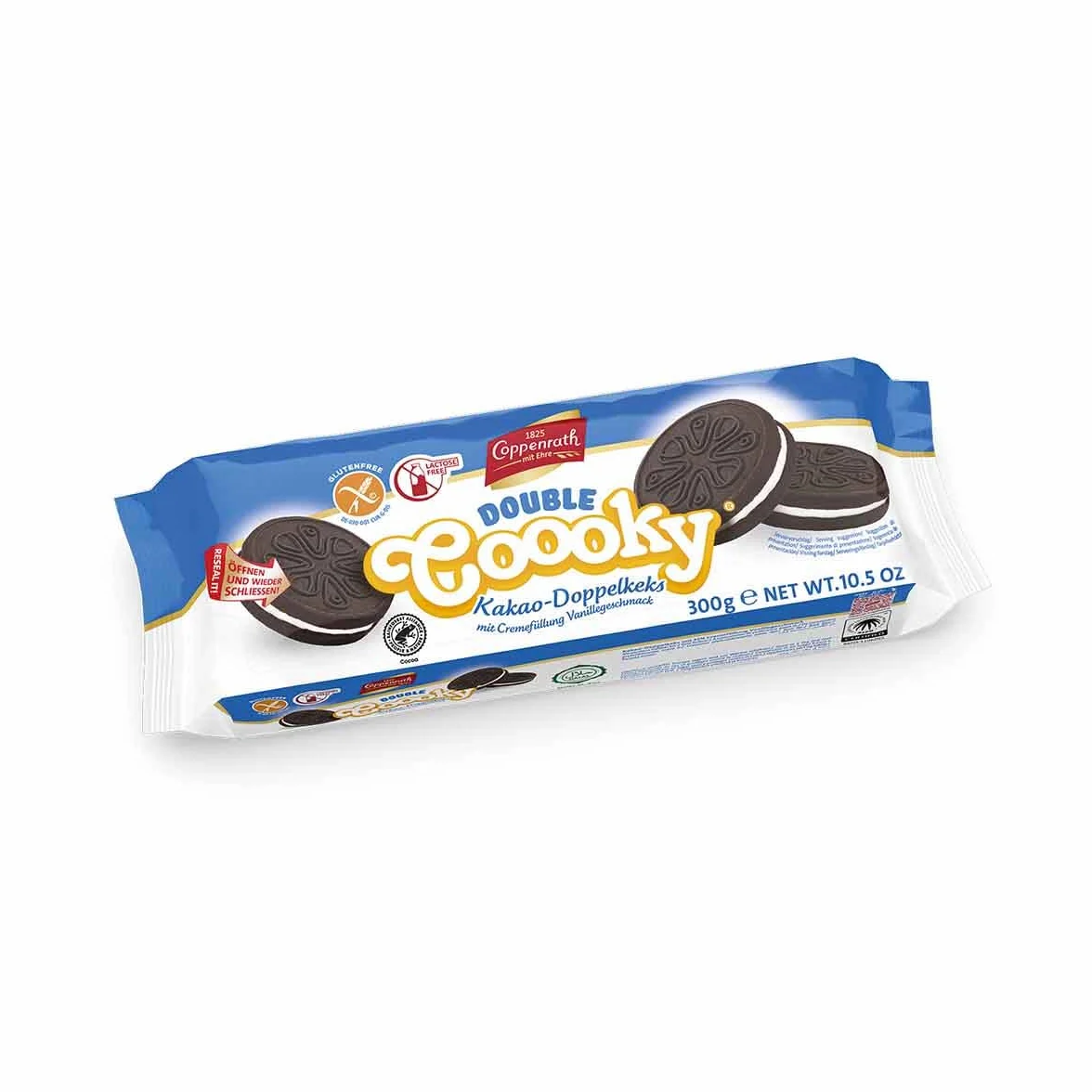 Coppenrath Galletas Sándwich Chocolate Vainilla Sin Gluten Sin Lactosa 300g