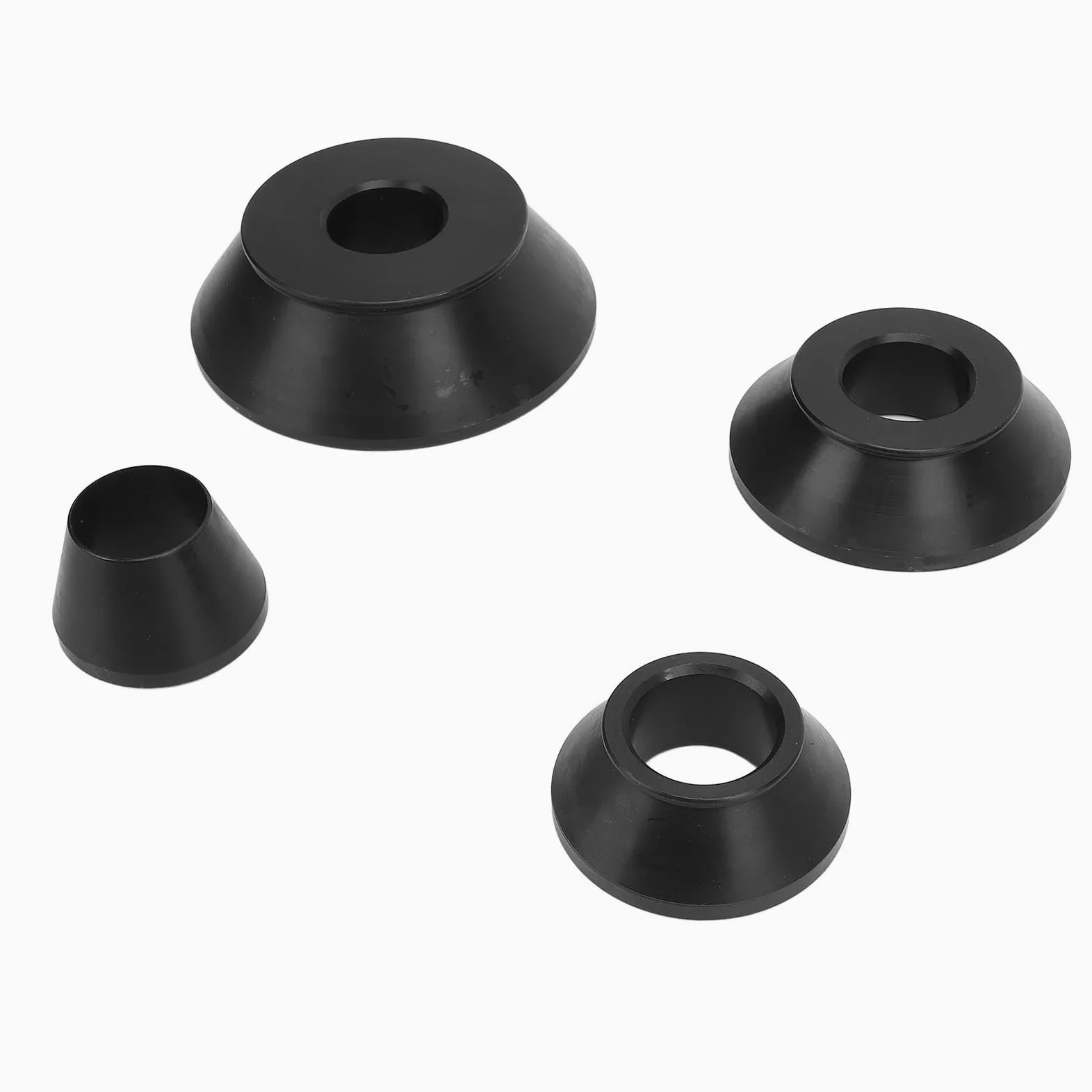 Conos Equilibradores de Ruedas, Kit de Conos de Metal para Caravana de Camión SUV con Eje de 38 Mm con Orificios para Cubo, Juego de de Equilibrio de Neumáticos Versátiles