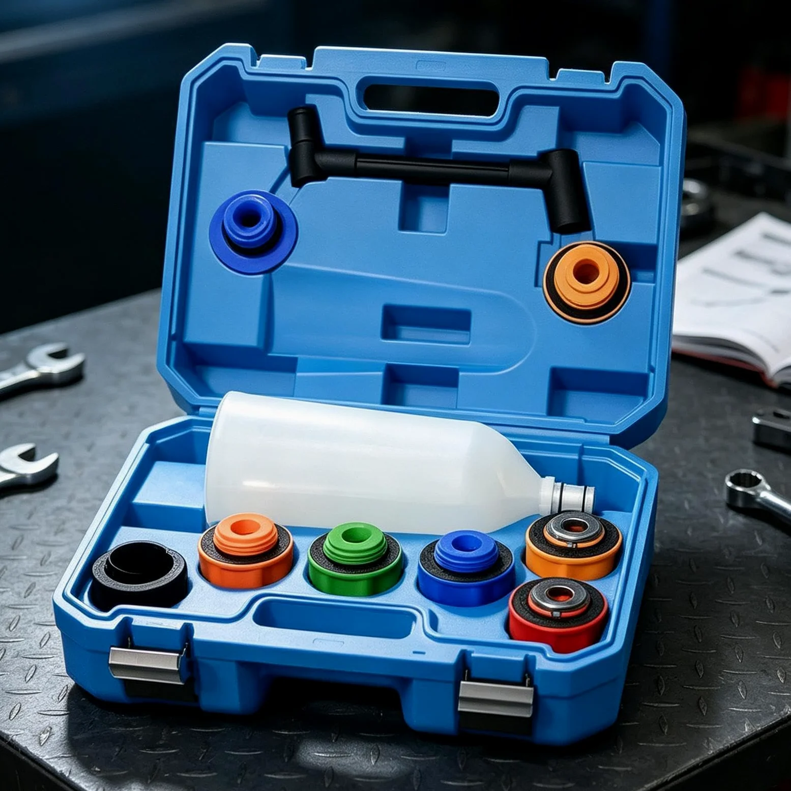 Embudo Cambio Accesorio Vertido Rápido Antiderrame Para Mayoría De | Kit Llenado para Vehículo Para Entusiastas Del Motor Garaje Taller Reparación Preparación Estacional
