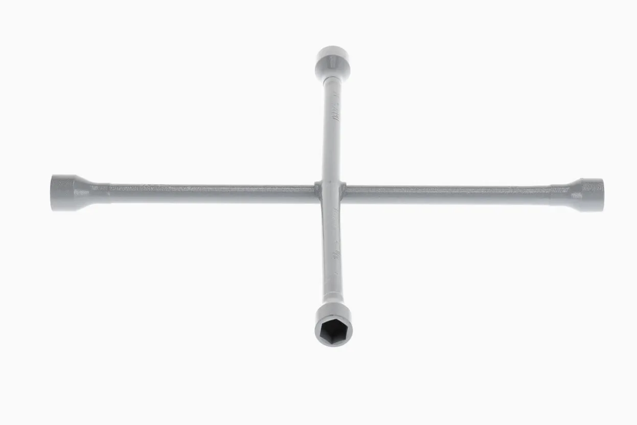GEDORE Llave tipo cruz, Para automóvil, Anchos de llave 17 x 19 x 21 mm x 11/16" mm, Llave en cruz para ruedas, Cambio de neumáticos coche, Herramienta, 28 PU