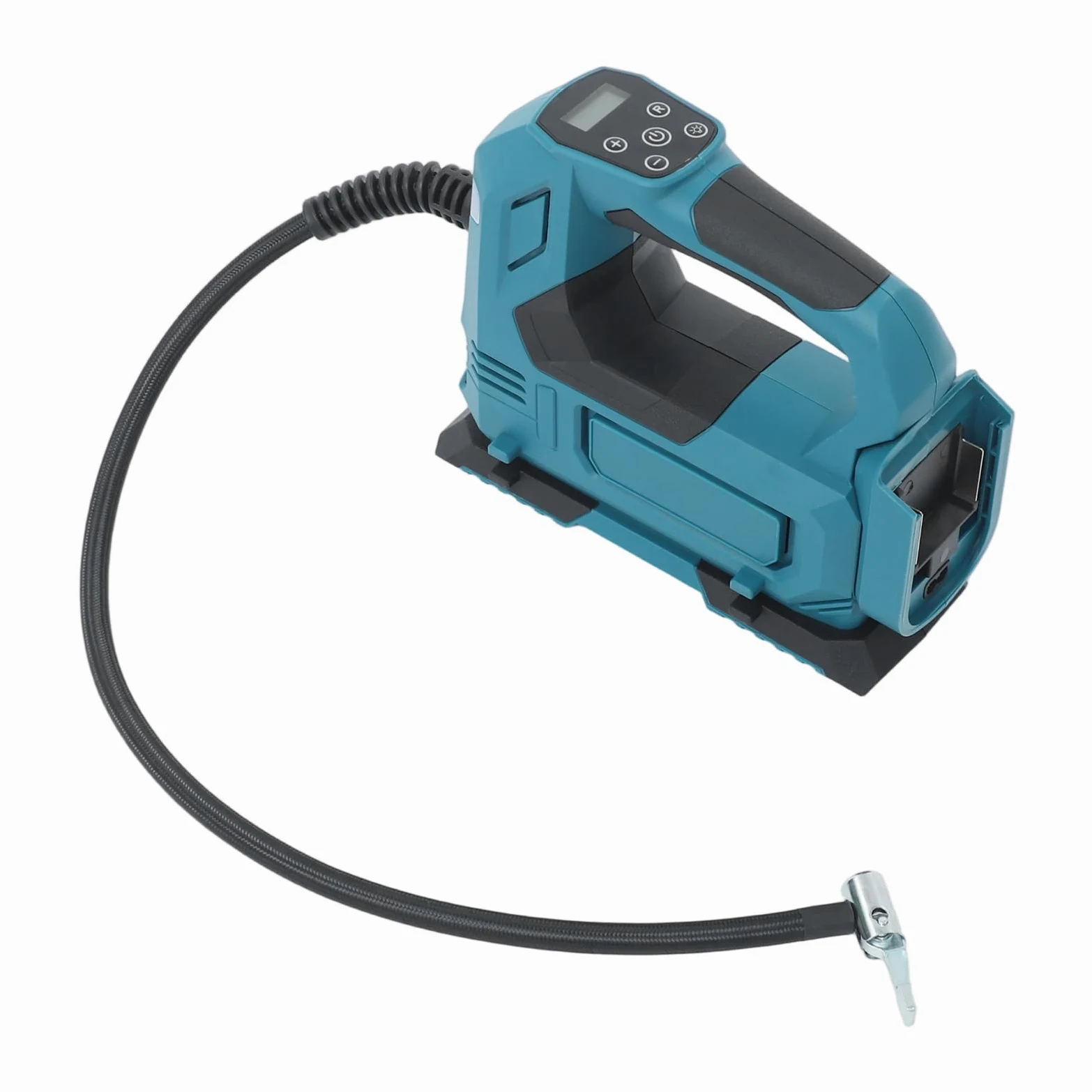Compresor de aire inalámbrico con motor de cobre puro de 250 W, compresor de aire portátil con indicador y 4 luces LED, bomba de aire de mano inalámbrica para coches, motocicletas, bicicletas