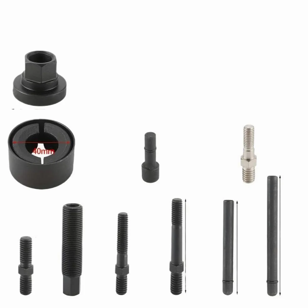 Kit de instalación de Extractor de polea de dirección asistida para Bomba de Agua, removedor de instalación de poleas de Bomba de vacío en la mayoría de los Motores