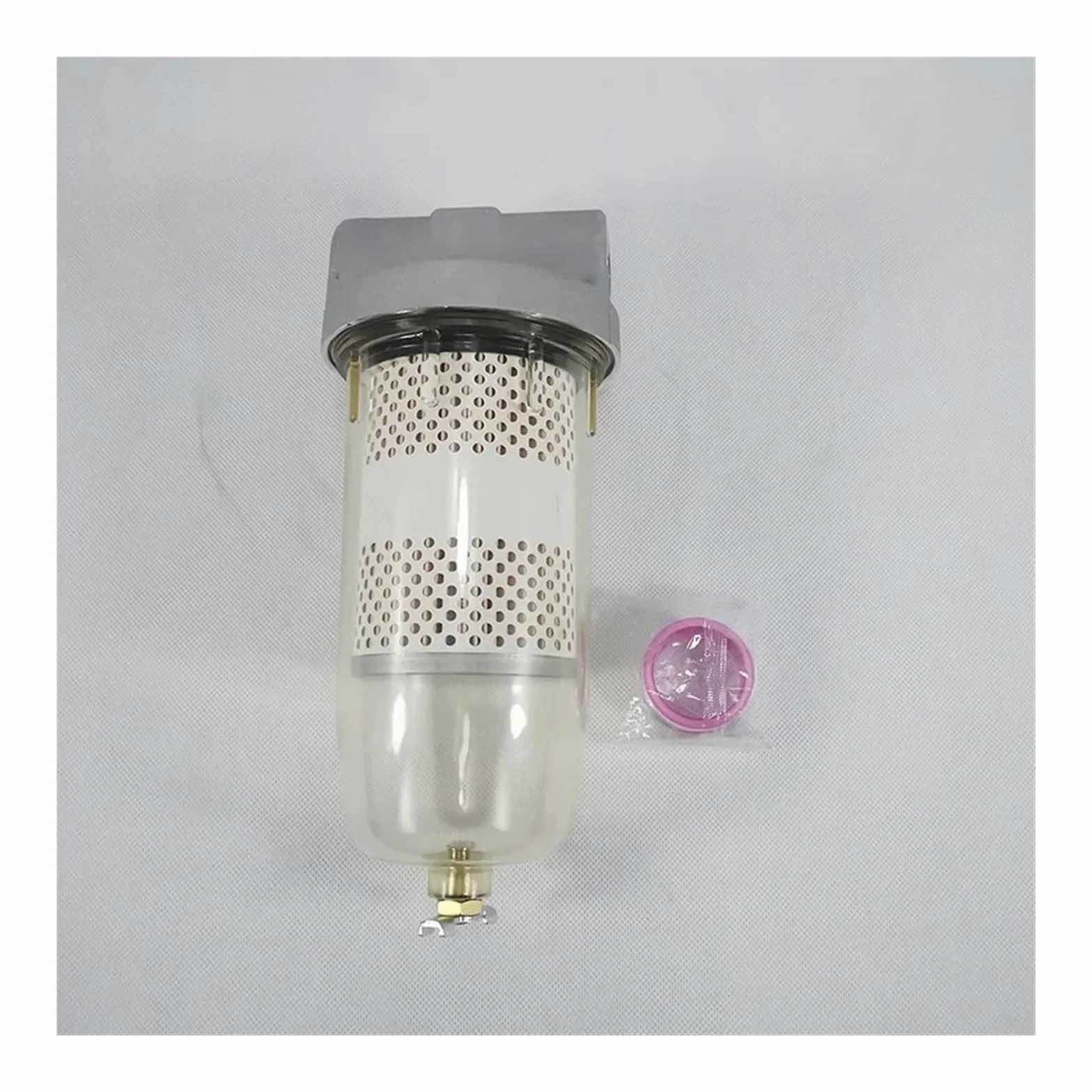 Filtro de combustible Filtros de combustible para Conjunto de filtro del tanque del separador de agua del combustible diesel B10AL 3305728S 330745400S 3307454S KF10AL VLA3006 24380