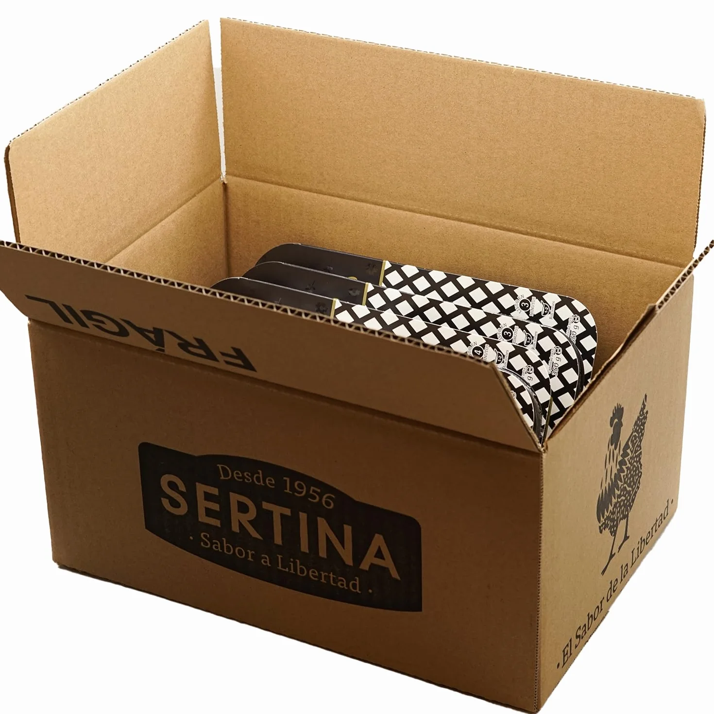 Sertina Platos Preparados Gourmet Pack SURTIDO MIX 6 x 350g - Pollo con miel y mostaza, al ajillo, Lasaña Pularda, Albóndigas a la Madrileña, Berenjenas Rellenas, Paella Valenciana