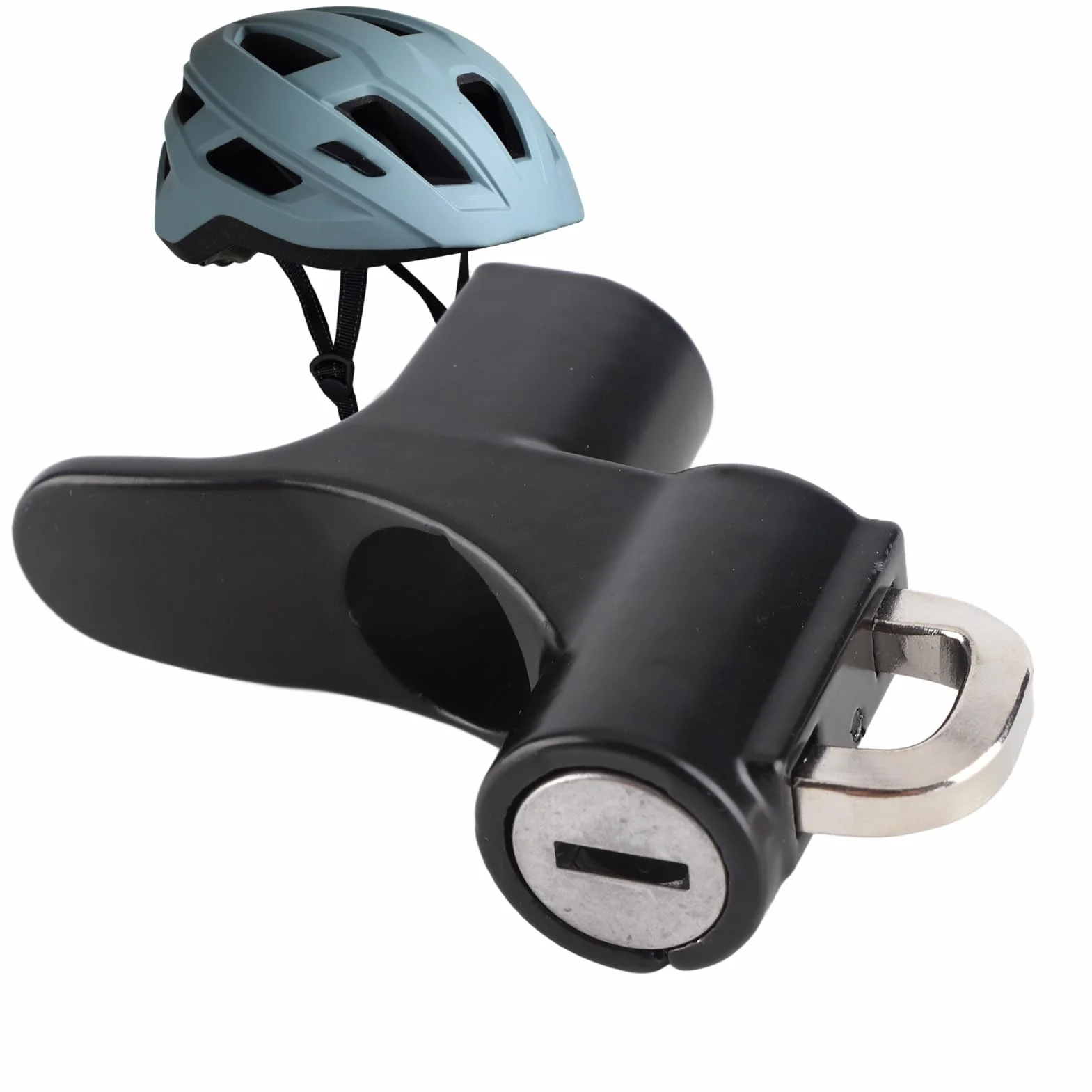 Yctze Cerradura de Gancho de Seguridad para Casco de Motocicleta con Llaves, Robo para Motocicletas, Scooters y Vehículos Eléctricos Cerradura de Casco de Motocicleta, de Seguridad para, de