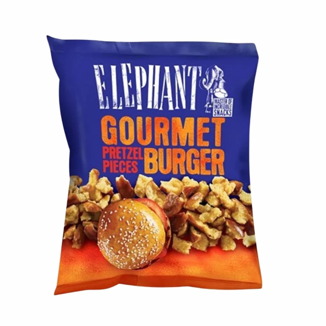Elephant Pretzel Pieces 4 x 125 g BBQ Sriracha Honey Mustard Crujientes Pretzelets